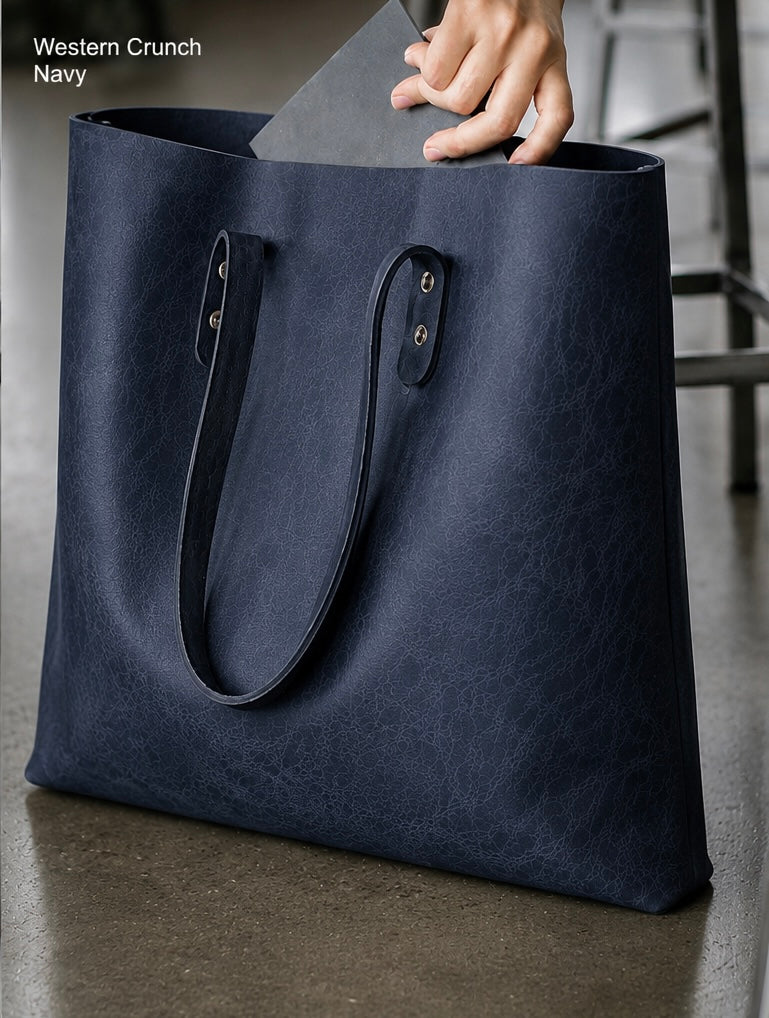 Rustic Leather Tote