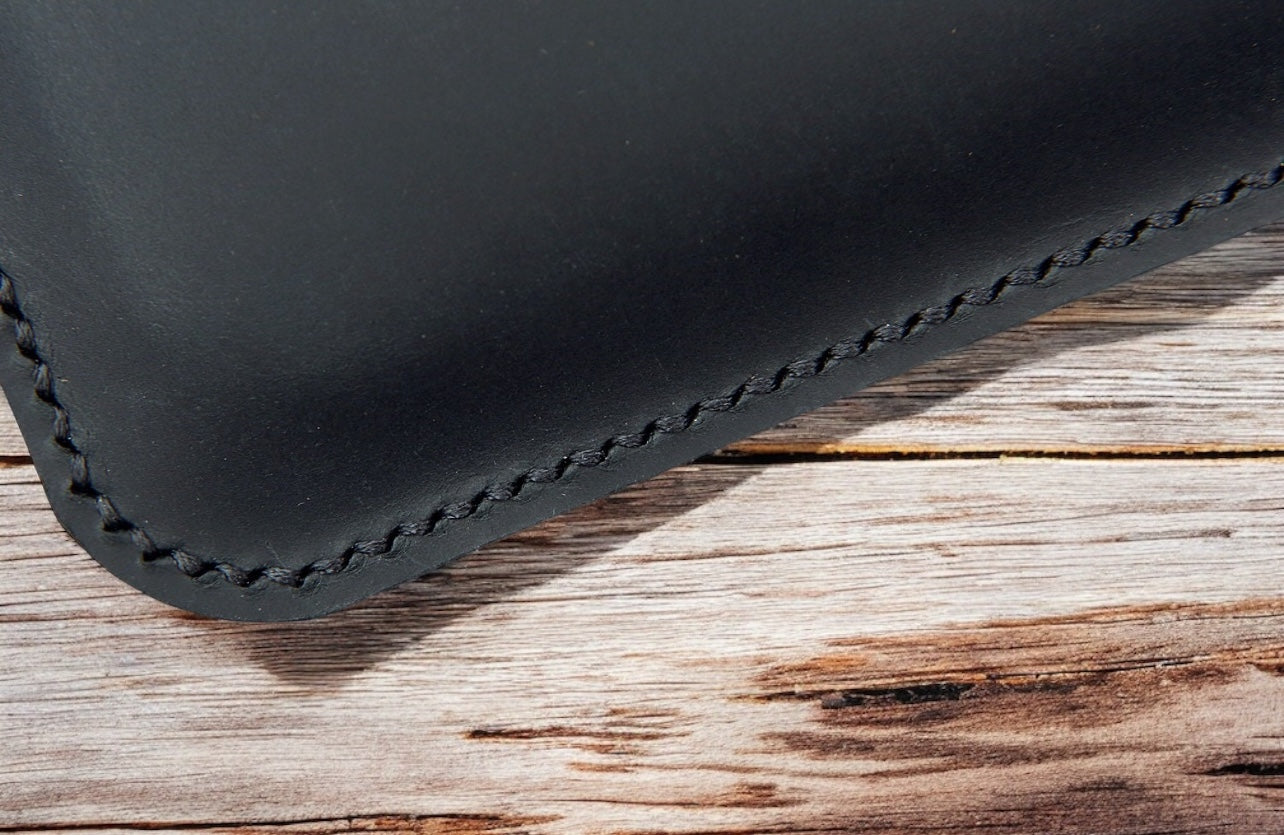 Horween leather laptop/MacBook sleeve