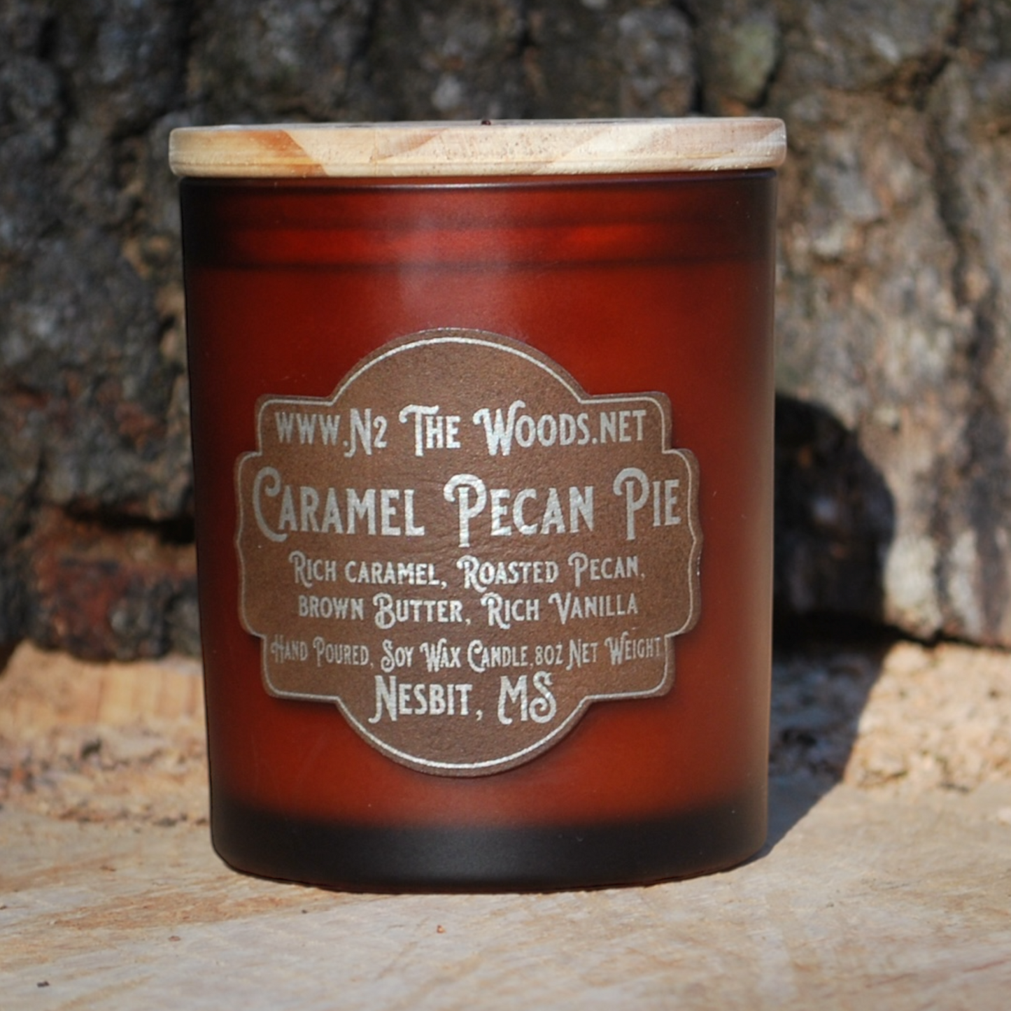 Caramel Pecan Pie - 8oz Soy Candle