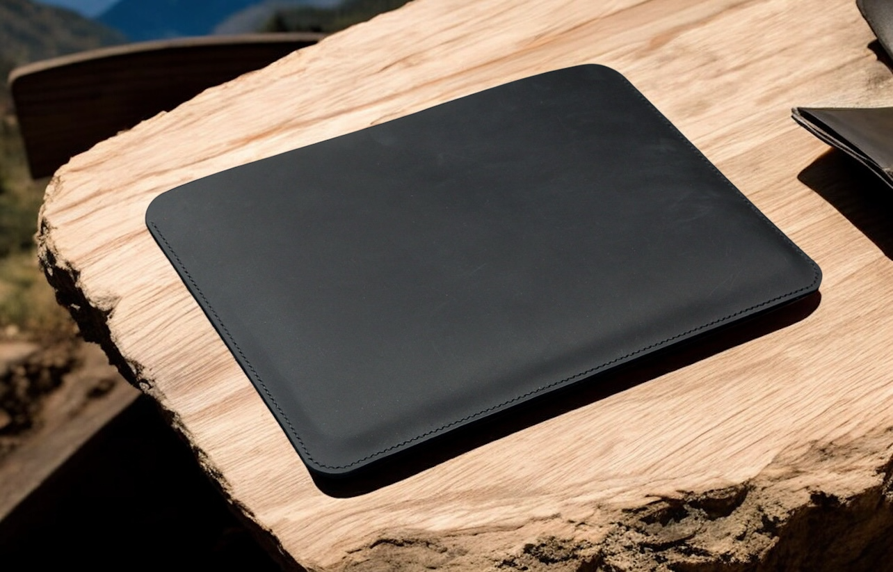 Horween leather laptop/MacBook sleeve
