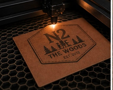Custom Leather Hat Patch | Personalized Engraved Hat Patch