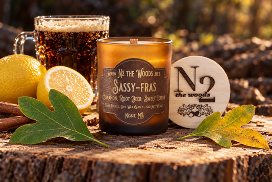 Sassy-fras 5oz Soy Candle