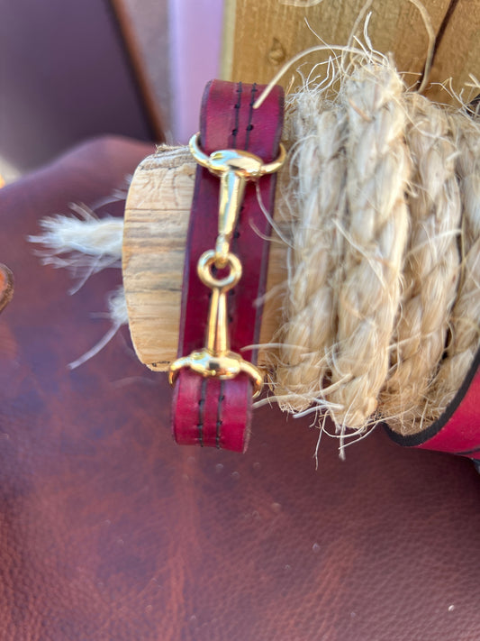 Snaffle bit bracelet - small