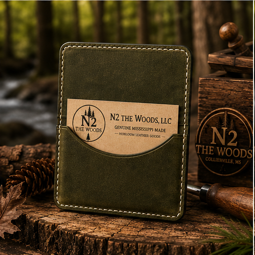 Handmade Leather Business Card Holder