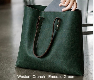 Rustic Leather Tote