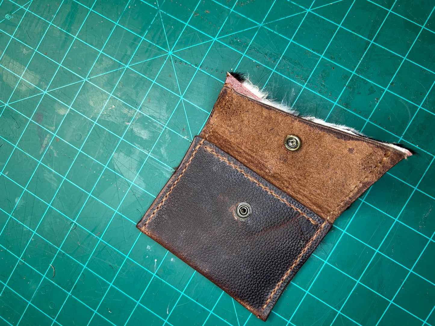 Hair on wallet