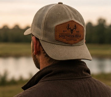 Custom Leather Hat Patch | Personalized Engraved Hat Patch