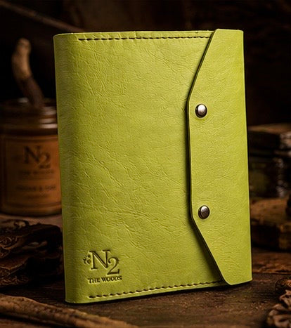 Handcrafted Leather Journal Cover – 5” x 8” Refillable Notebook Organizer with Pen Holder & Storage Pockets