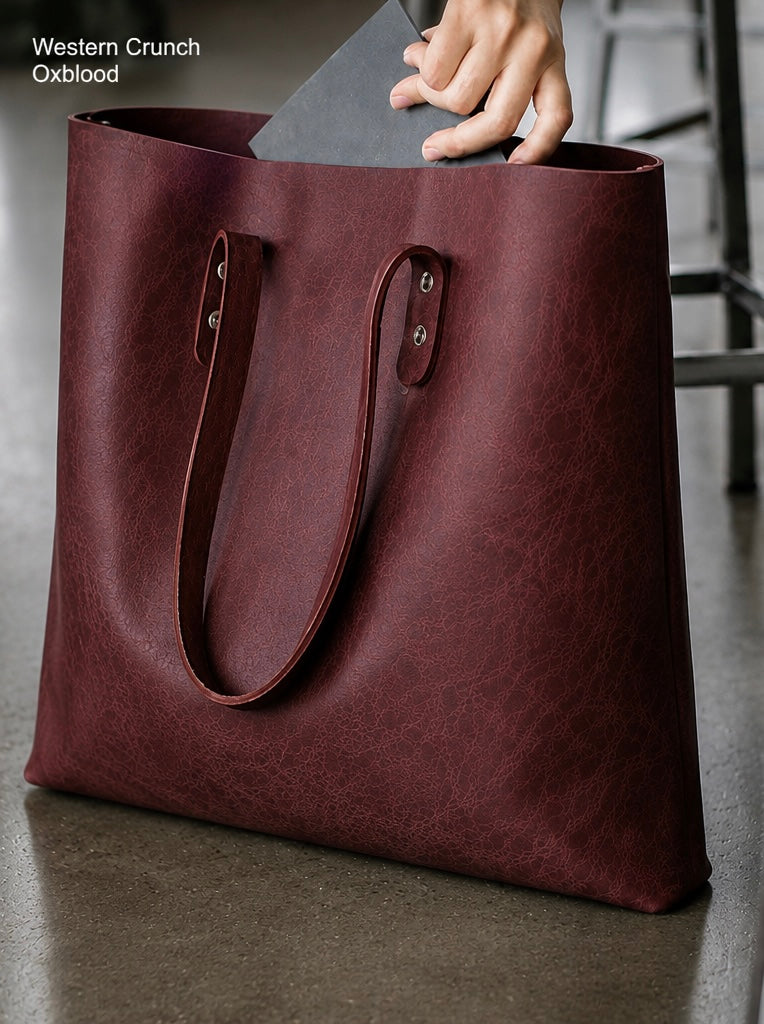 Rustic Leather Tote