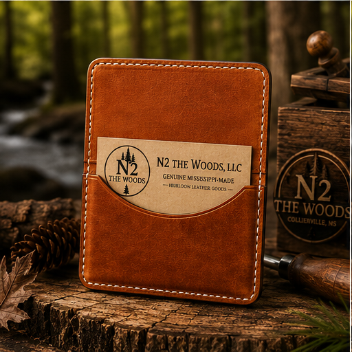 Handmade Leather Business Card Holder