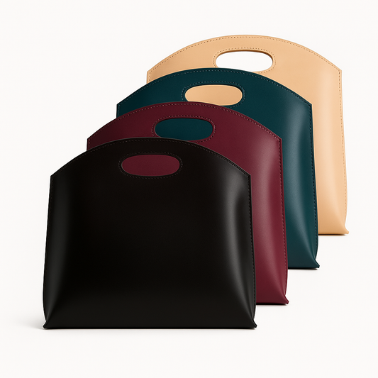 Sleek Leather Laptop Bag – Minimalist Laptop Tote for Work & Travel