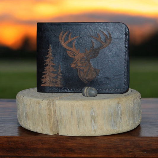 Leather Bi-fold Wallet-Cedar Holler