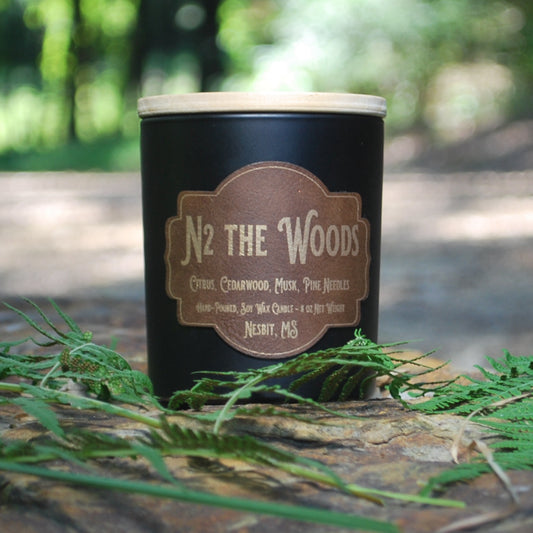 8oz Soy candle - N2 the Woods