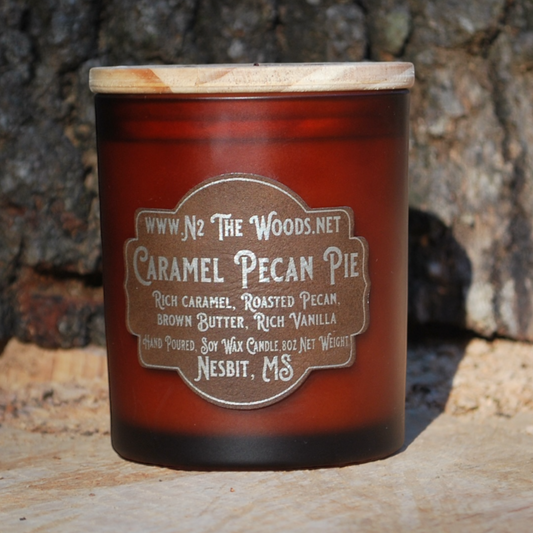 8oz Soy Candle - Caramel Pecan Pie