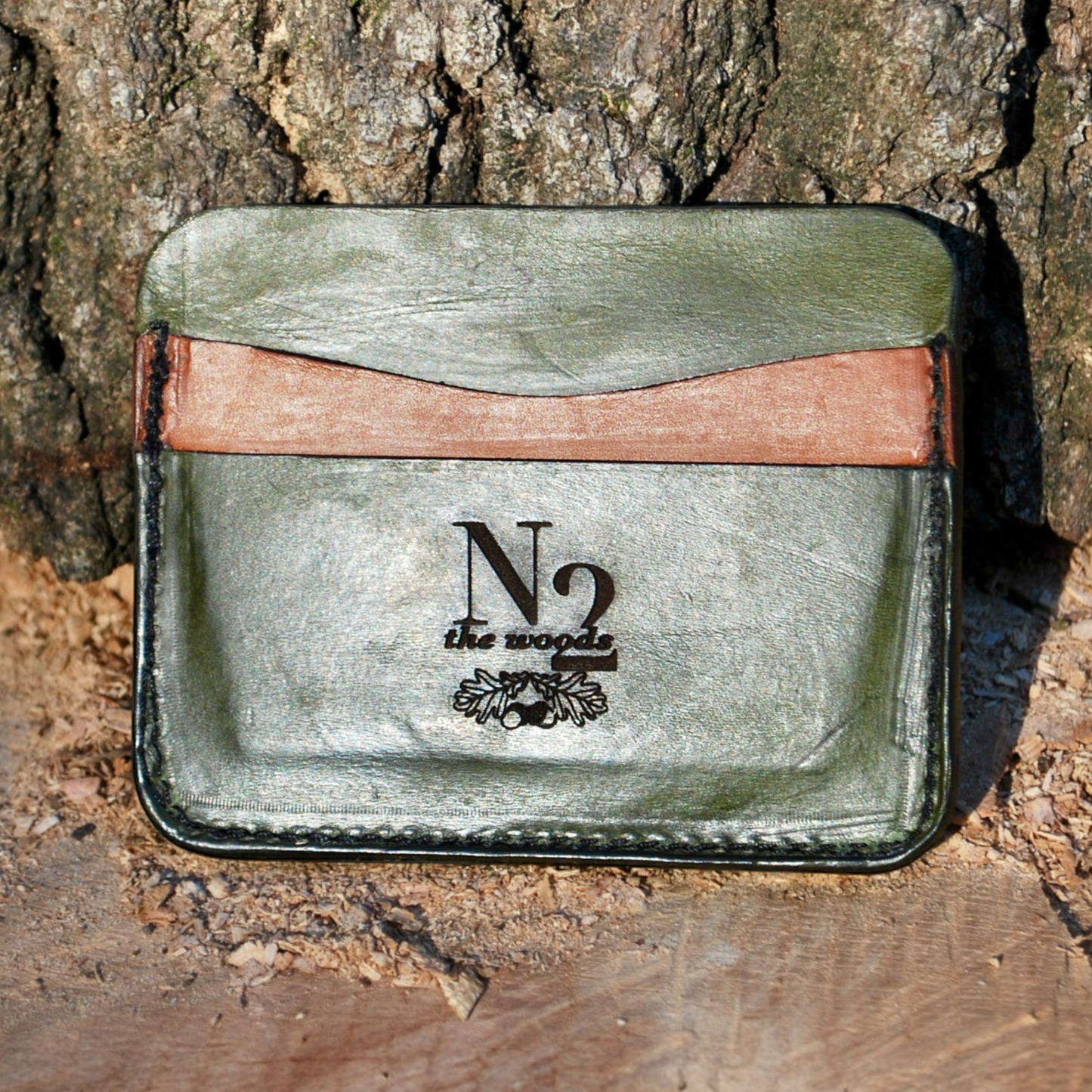 Italian Vacchetta 5-Pocket Wallet-Oak