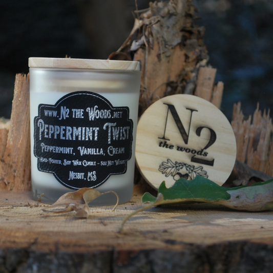 5oz Soy Candle - Peppermint Twist