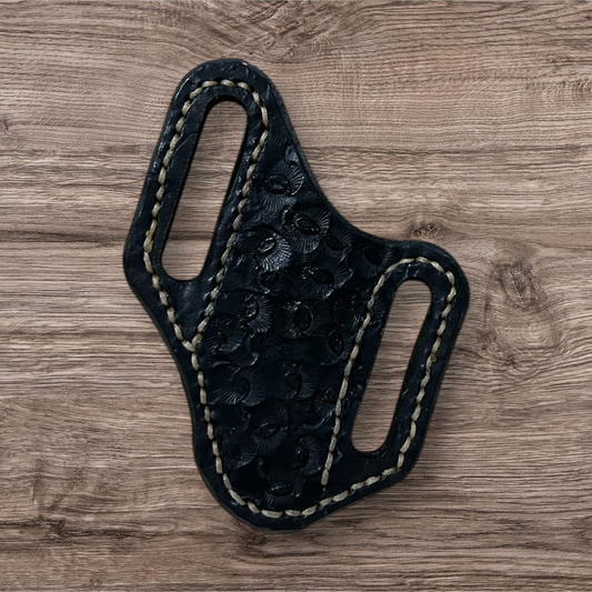 Full Grain Leather Pocket Knife Sheath